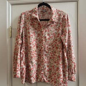 J. Jill Floral Button-Up Shirt